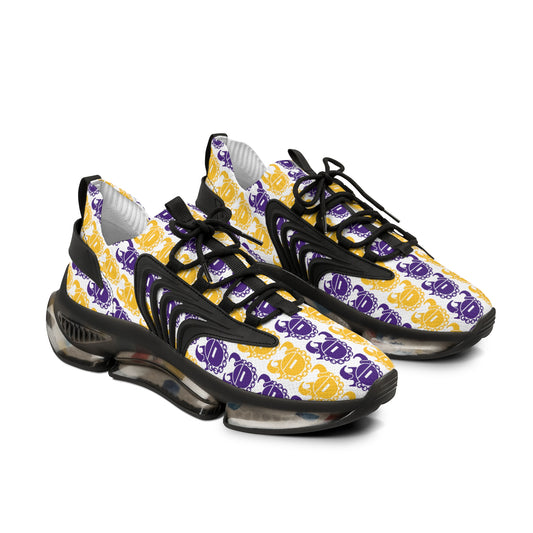 Men's Mesh Sneakers - Purple & Gold Helmets