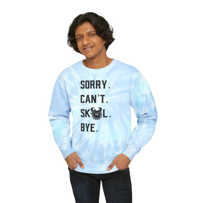 Tie-Dye Crewneck - Sorry. Can't. Bye.