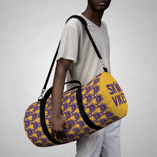 Duffel Bag - Gold/Purple Helmets - Vikes