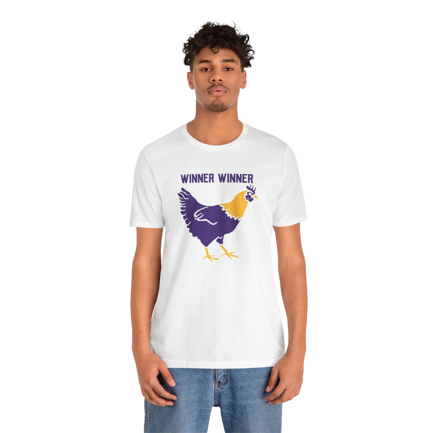 Unisex Jersey Short Sleeve Tee - Winner Winner Chicken Dinner