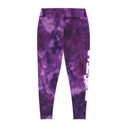 Plus Size Leggings - Purple Tie-Dye + The Original