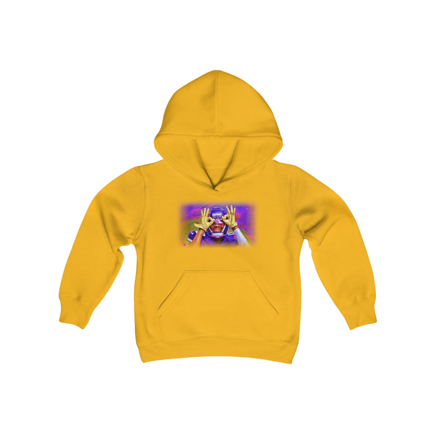 Youth Heavy Blend Hoodie - Griddy (Color Blast)