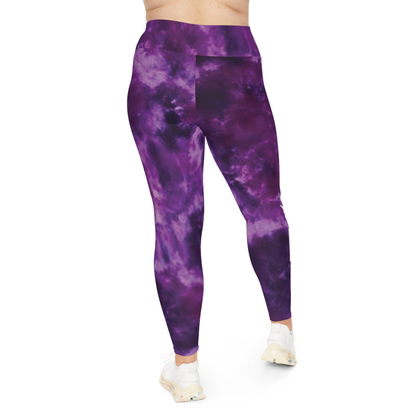 Plus Size Leggings - Purple Tie-Dye + The Original