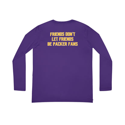 Women's Long Sleeve V-neck Shirt - Friends Don't Let Friends