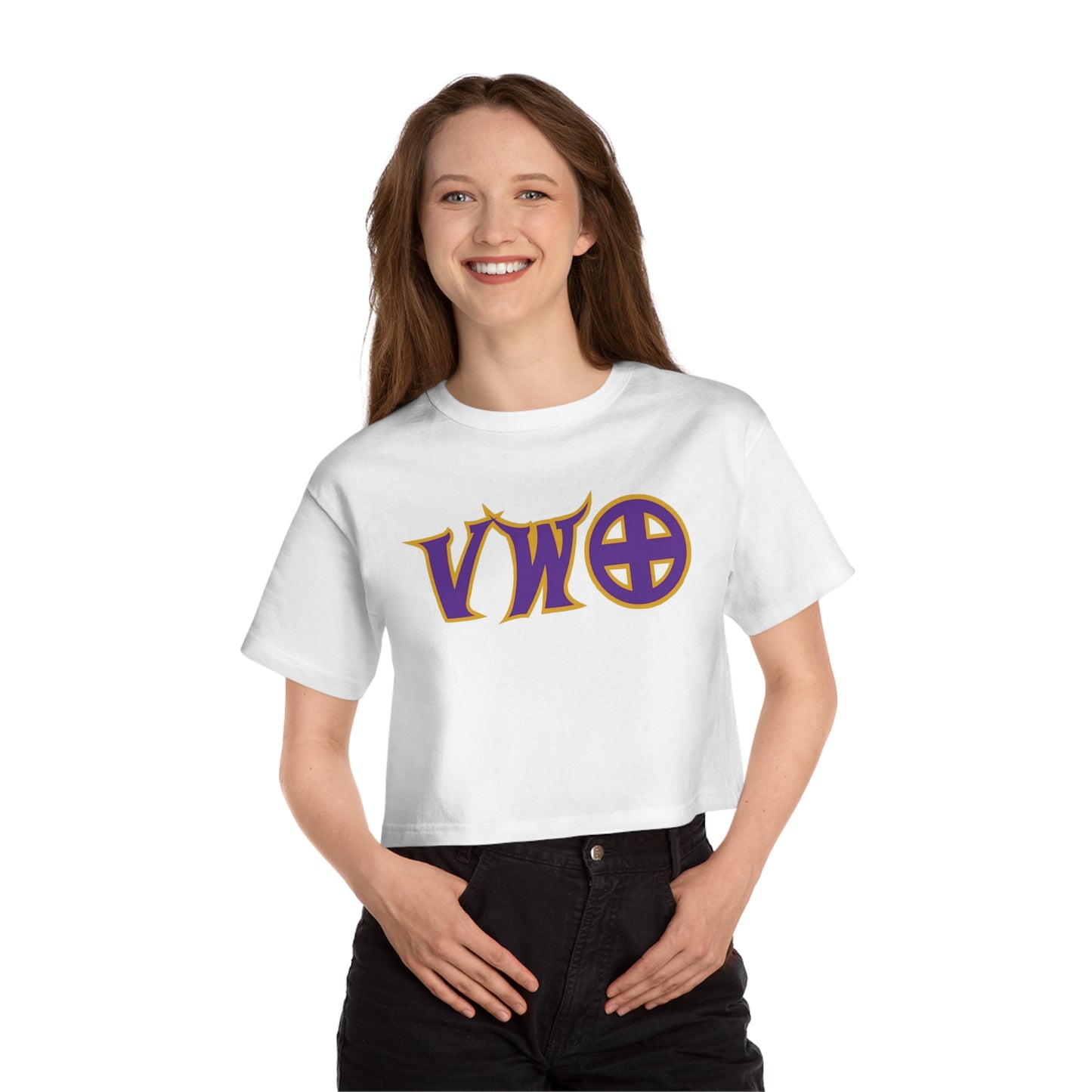 Women's Champion Heritage Cropped Top - V-W-O