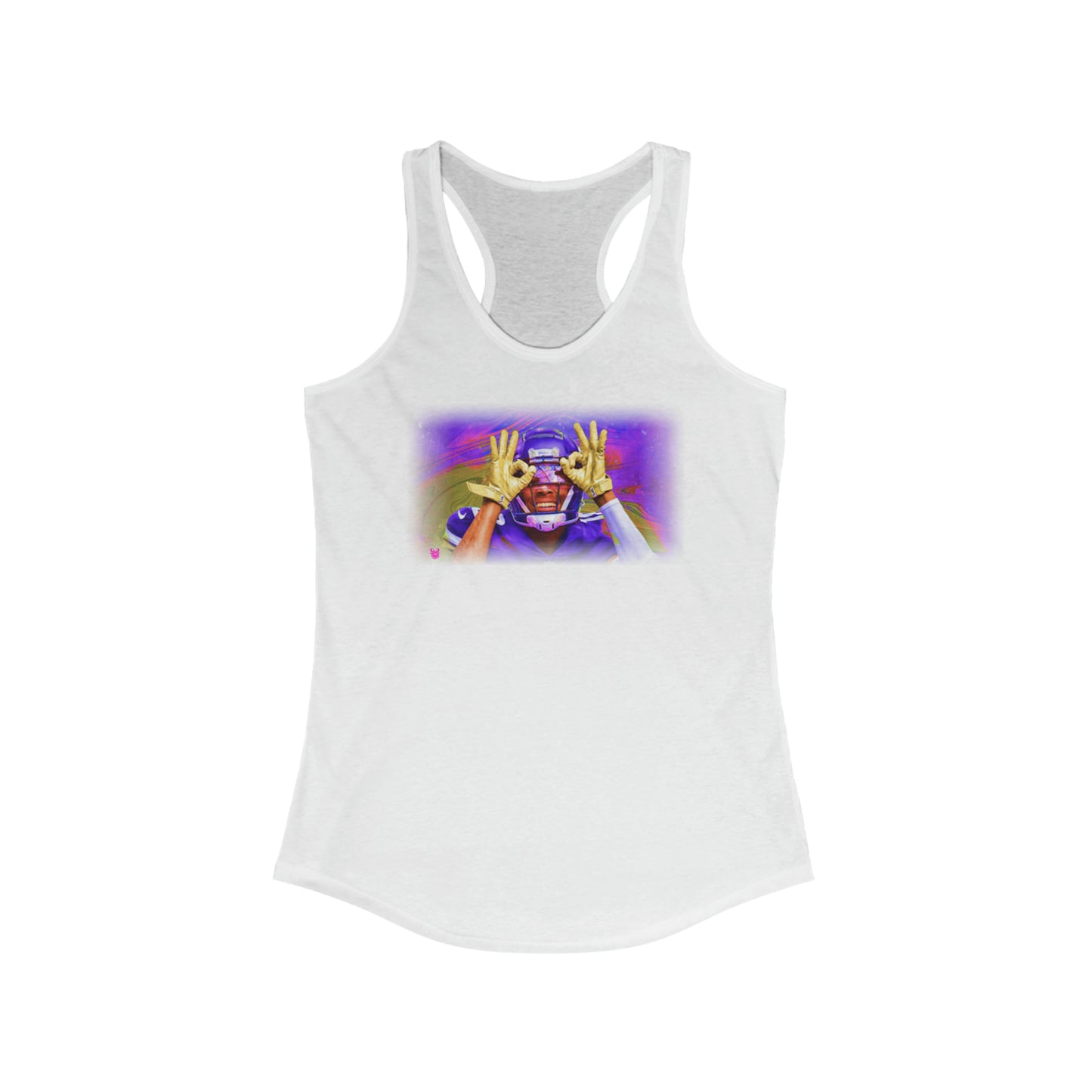 Ladies Ideal Racerback Tank - Griddy (Color Blast)