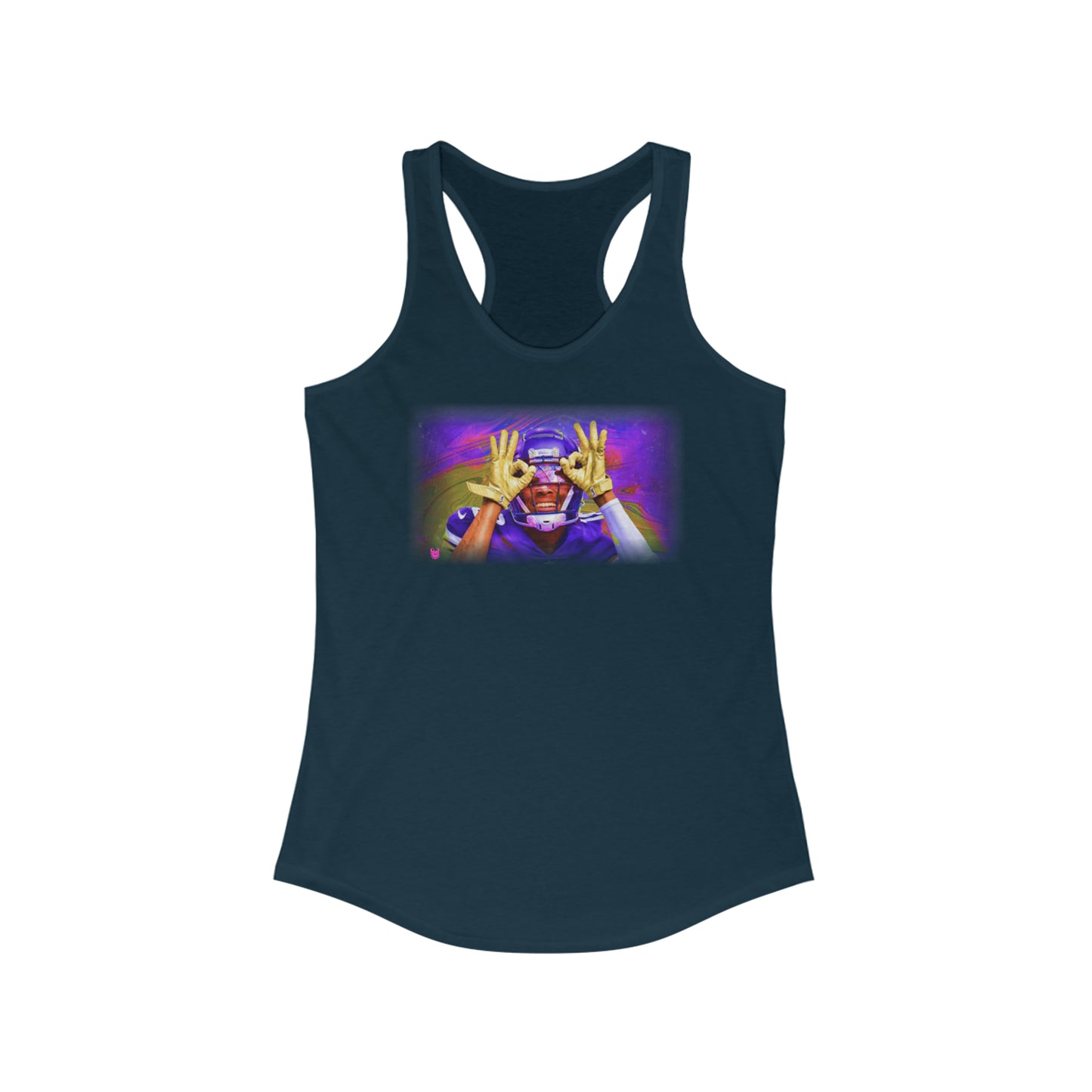 Ladies Ideal Racerback Tank - Griddy (Color Blast)