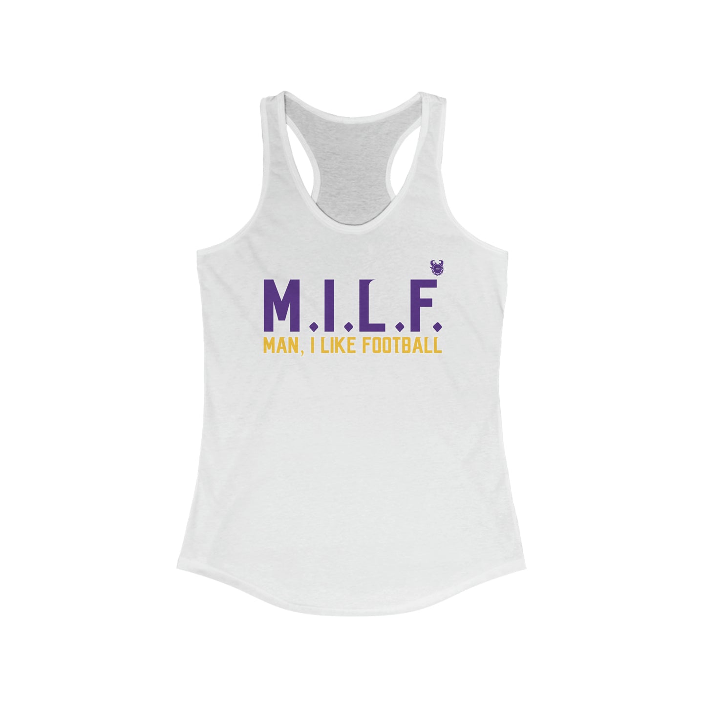 Ladies Ideal Racerback Tank - M.I.L.F.