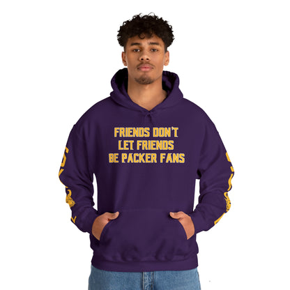 Unisex Heavy Blend™ Hooded Sweatshirt - Friends Don't Let Friends + Original (Sleeves)