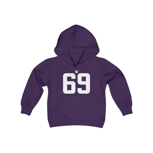 Youth Heavy Blend Hoodie - Jersey #69