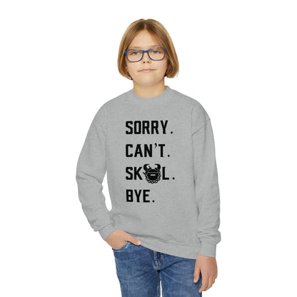 Youth Crewneck - Sorry. Can't. Bye.