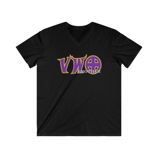 Men's Fitted V-Neck Short Sleeve - VWO Brother