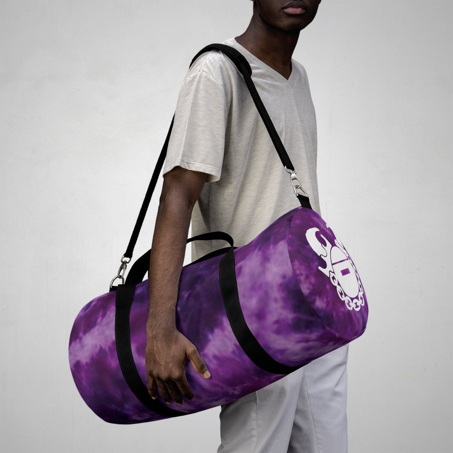 Duffel Bag - Purple Tie-Dye - Game Day Helmet