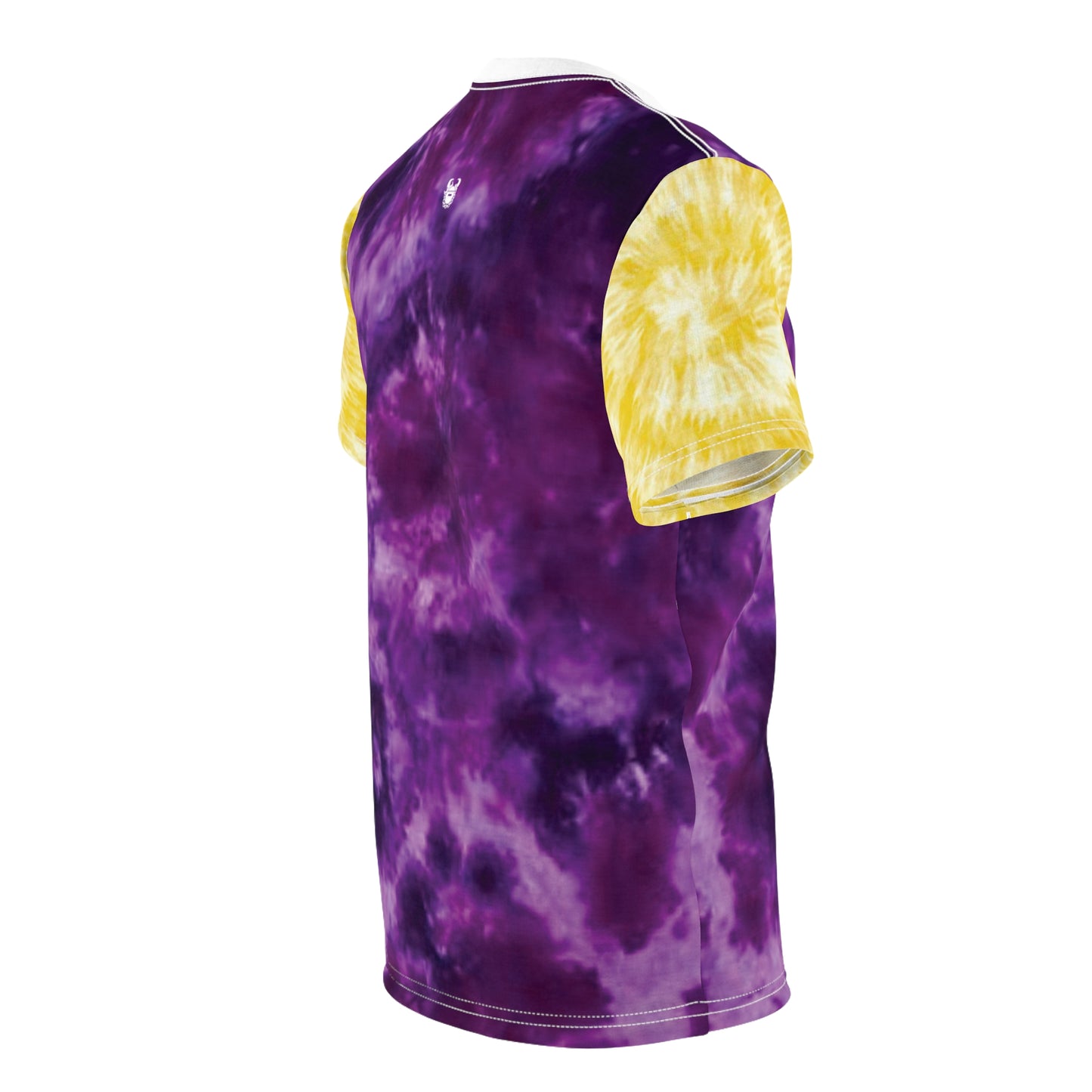 Unisex Cut & Sew Tee - Purple/Gold Tie-Dye - Tailgate Crew