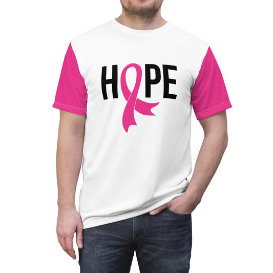 Unisex Cut & Sew Tee - White - Hope