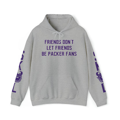 Unisex Heavy Blend™ Hooded Sweatshirt - Friends Don't Let Friends + Original (Sleeves)