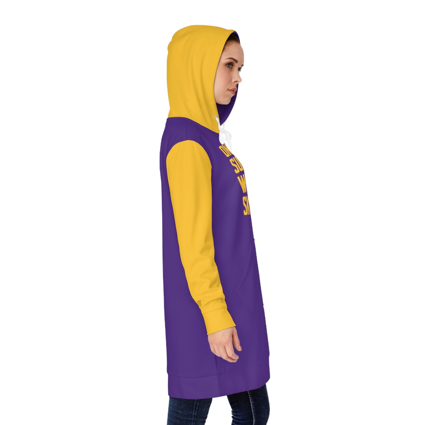 Hoodie Dress - Purple/Gold - On Sundays