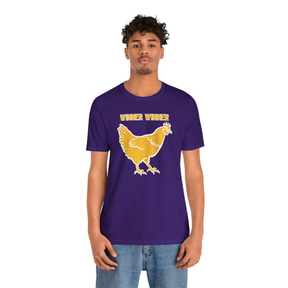 Unisex Jersey Short Sleeve Tee - Winner Winner Chicken Dinner