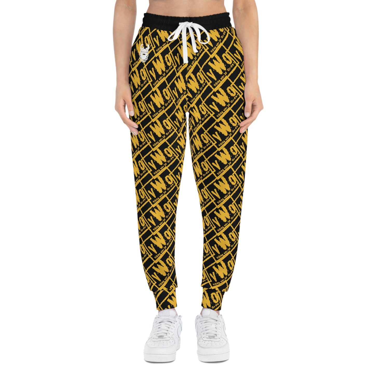 Athletic Joggers - Black/Gold - VWO (Framed)