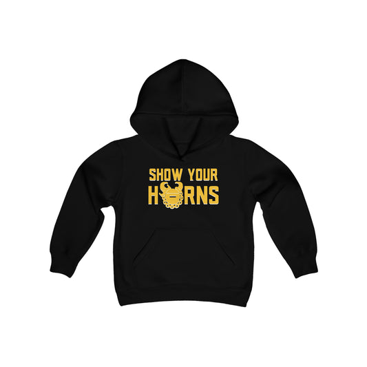 Youth Heavy Blend Hoodie - Show Your Horns