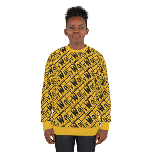 Unisex Crewneck - Gold/Black - VWO (Framed)