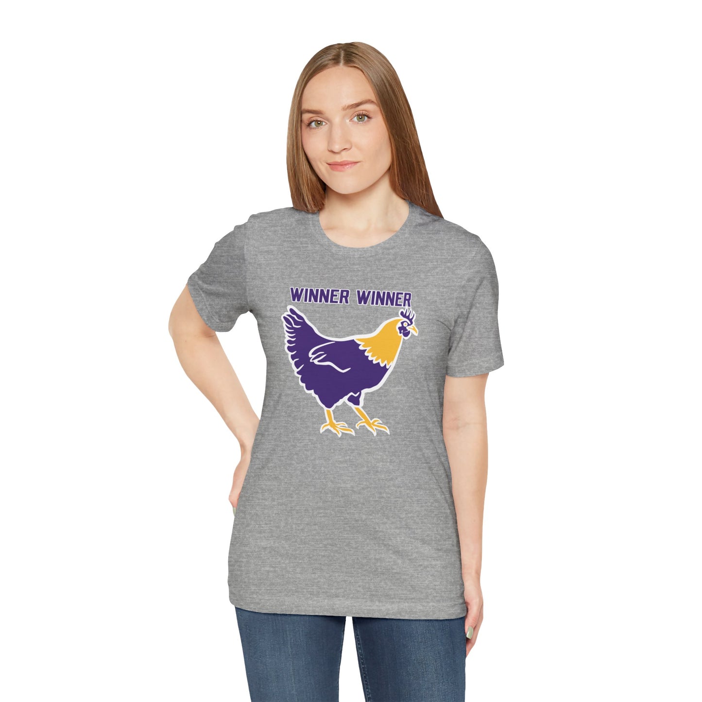 Unisex Jersey Short Sleeve Tee - Winner Winner Chicken Dinner