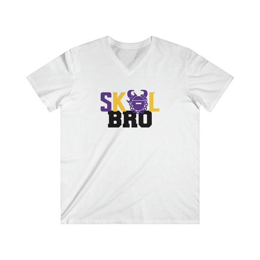 Men's Fitted V-Neck Short Sleeve - BRO!