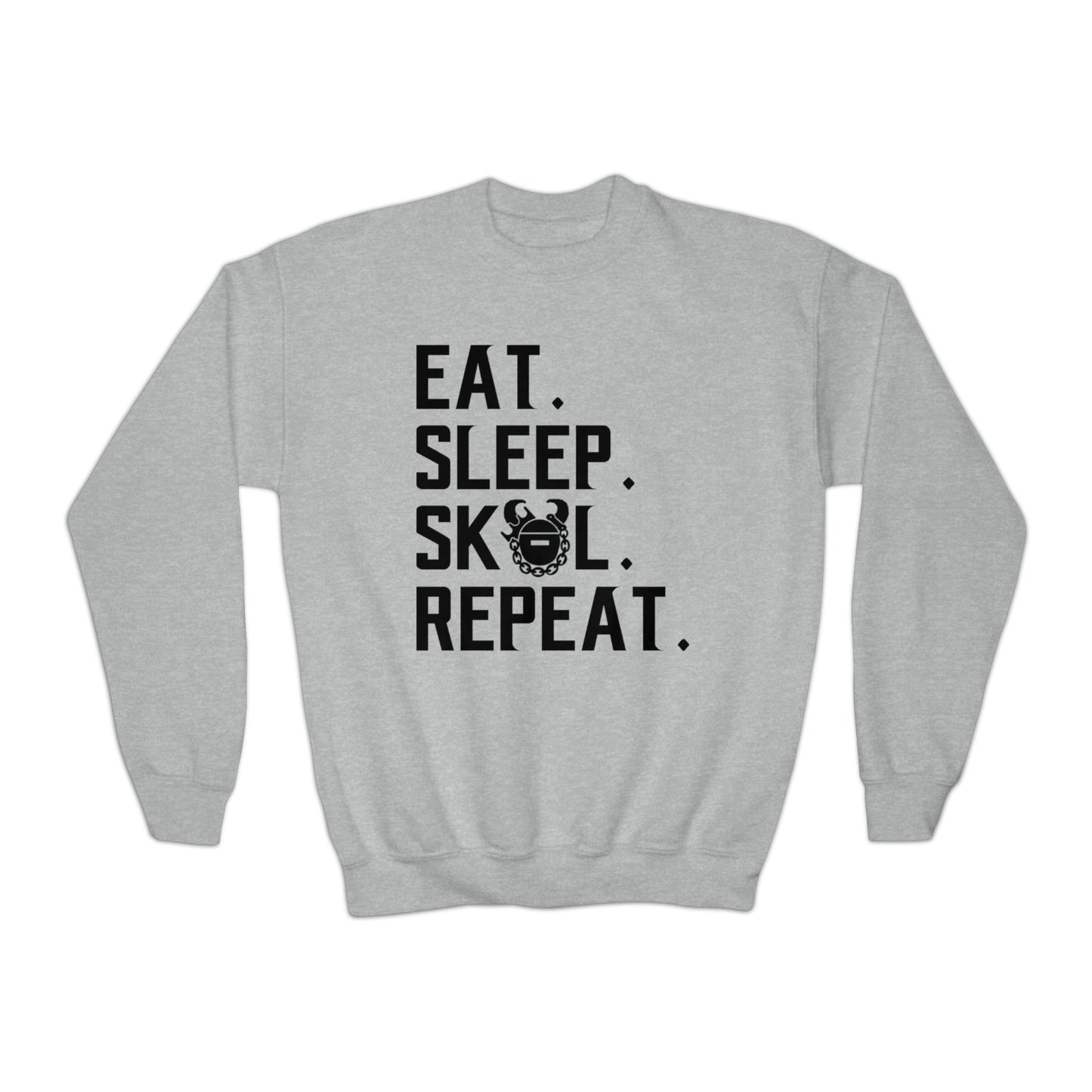 Youth Crewneck - Eat. Sleep. Repeat.