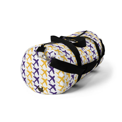 Duffel Bag - Jet Planes, White