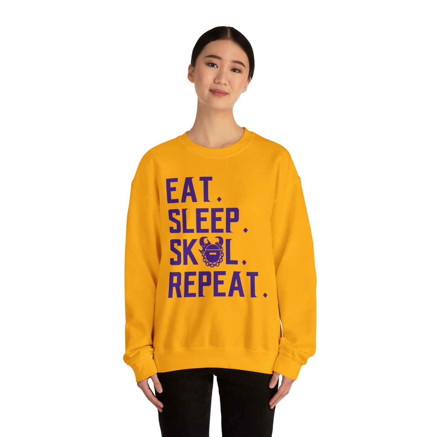 Unisex Heavy Blend™ Crewneck - Eat. Sleep. Repeat.