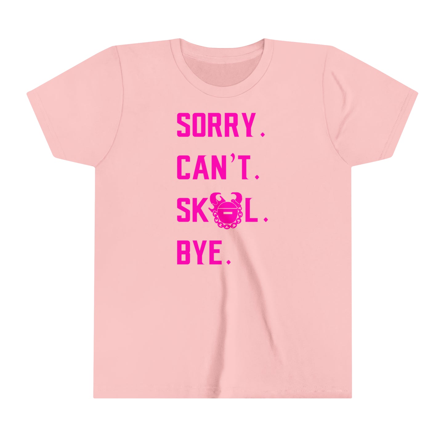 Youth T-Shirt - Sorry. Can't. Bye.