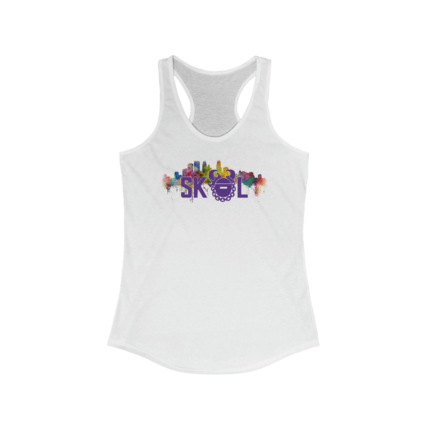 Ladies Ideal Racerback Tank - Skyline