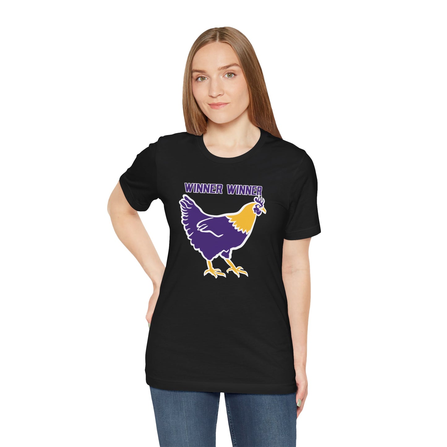 Unisex Jersey Short Sleeve Tee - Winner Winner Chicken Dinner