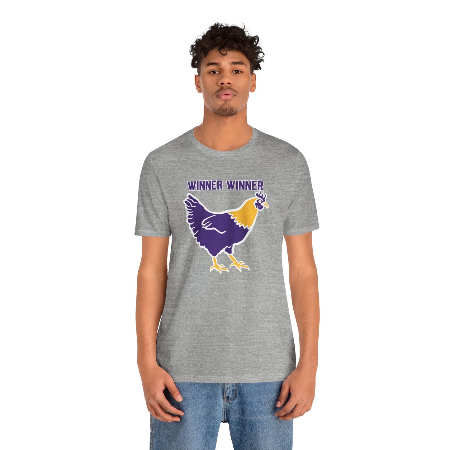 Unisex Jersey Short Sleeve Tee - Winner Winner Chicken Dinner