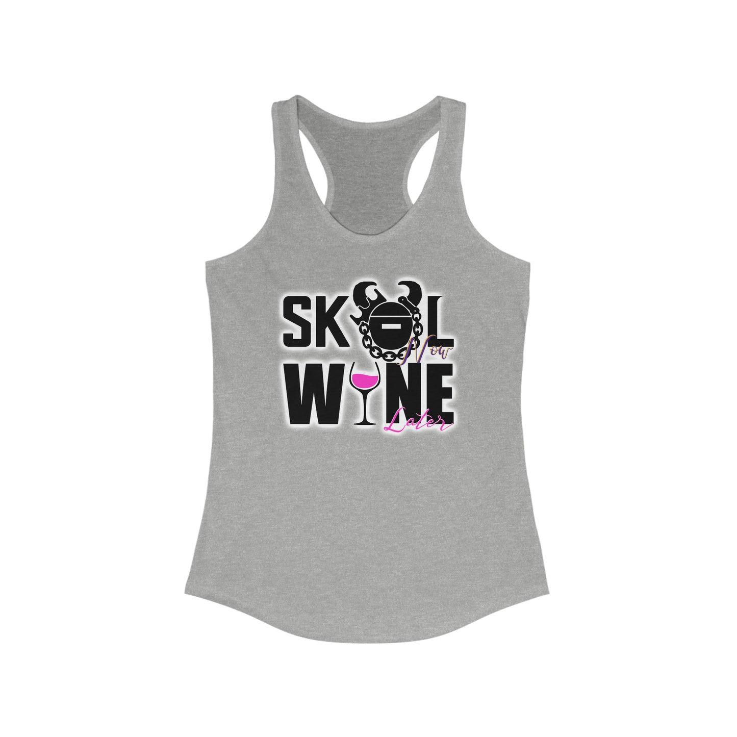 Ladies Ideal Racerback Tank - WINE later