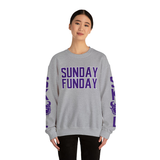 Unisex Heavy Blend™ Crewneck - SUNDAY FUNDAY + The Original (Sleeves)