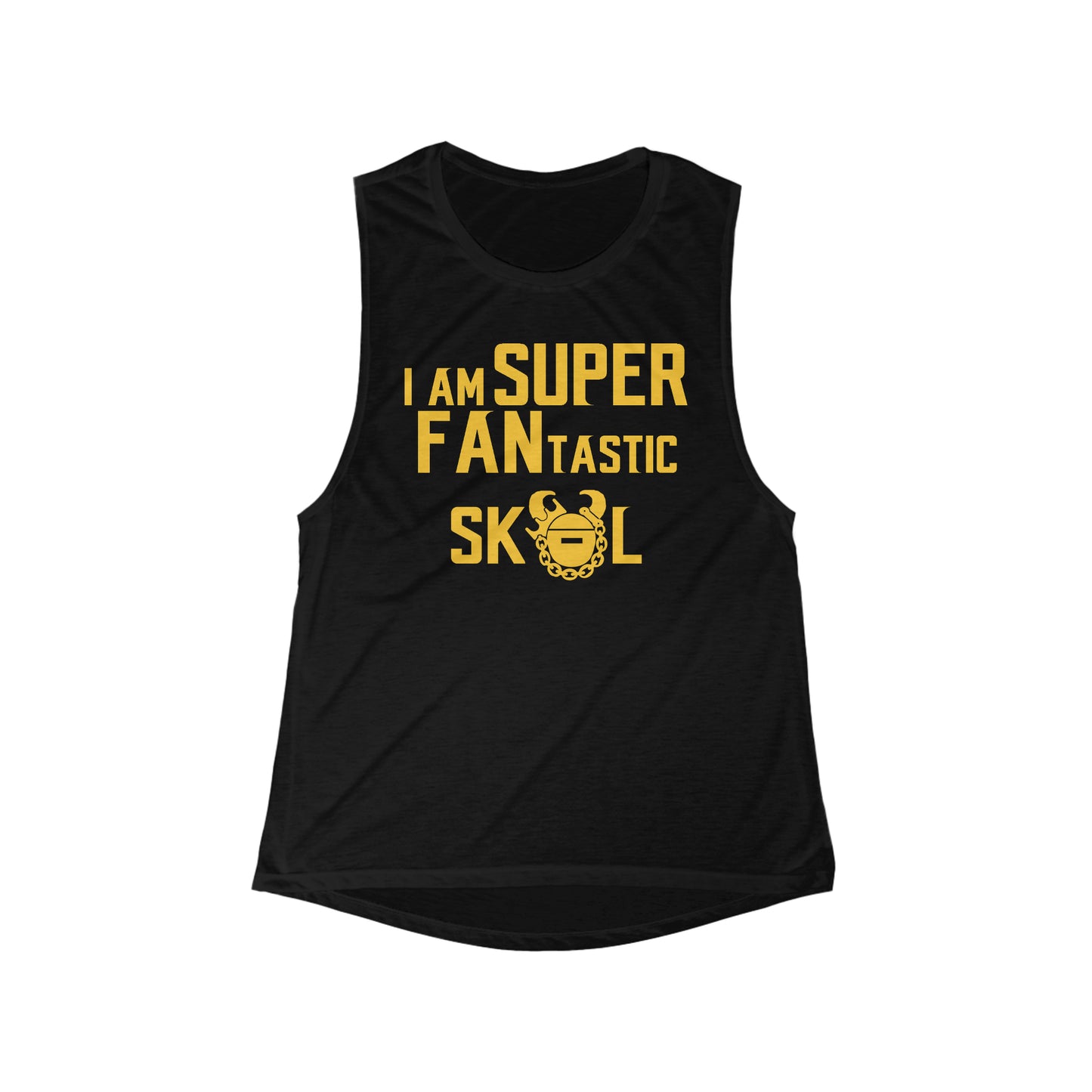 Women's Flowy Scoop Muscle Tank - SUPER FANtastic