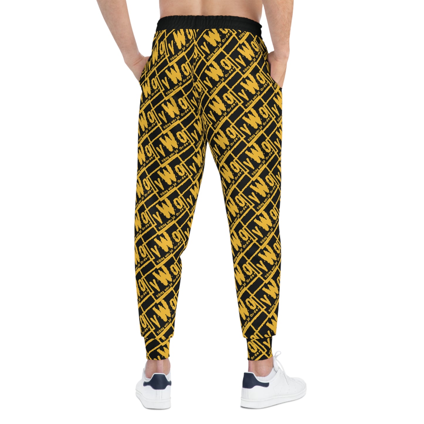 Athletic Joggers - Black/Gold - VWO (Framed)