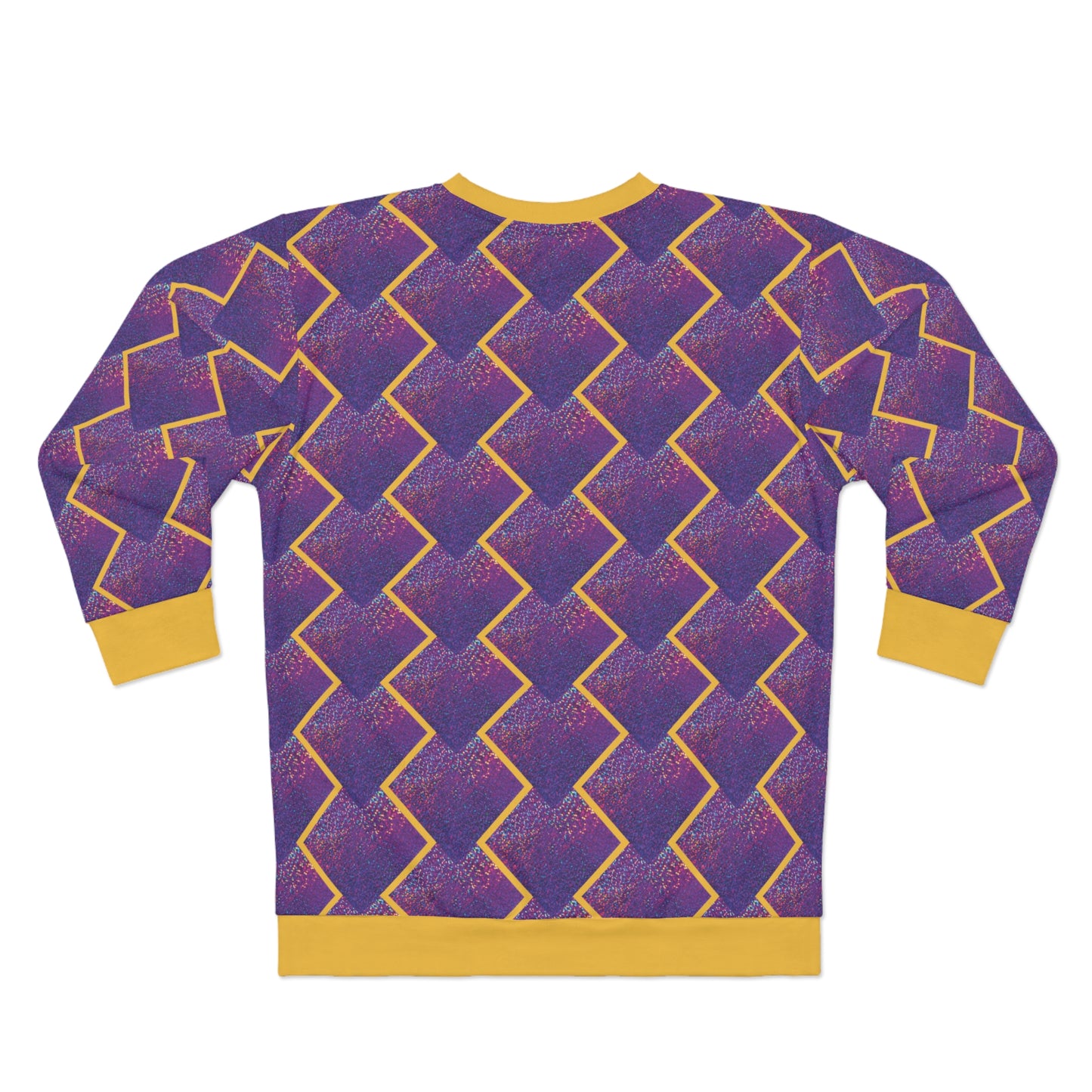 Unisex Crewneck - Purple Sparkle - Game Day Helmet