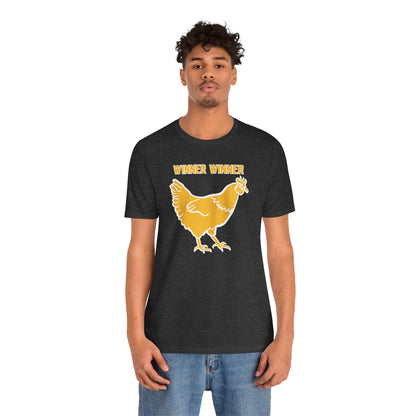 Unisex Jersey Short Sleeve Tee - Winner Winner Chicken Dinner