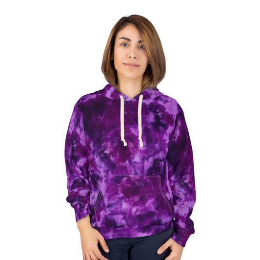 Unisex Pullover Hoodie - Purple Tie-Dye - The Original