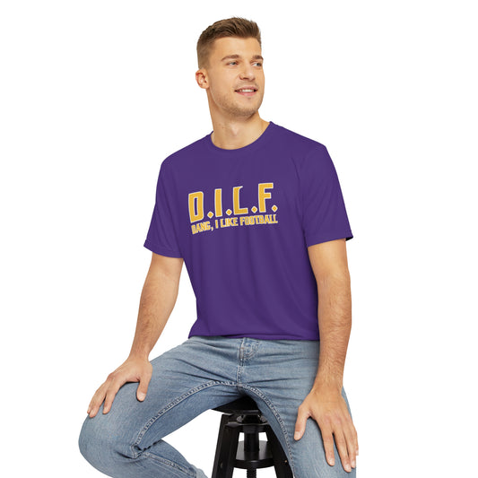 Men's Polyester Tee - Purple - D.I.L.F.