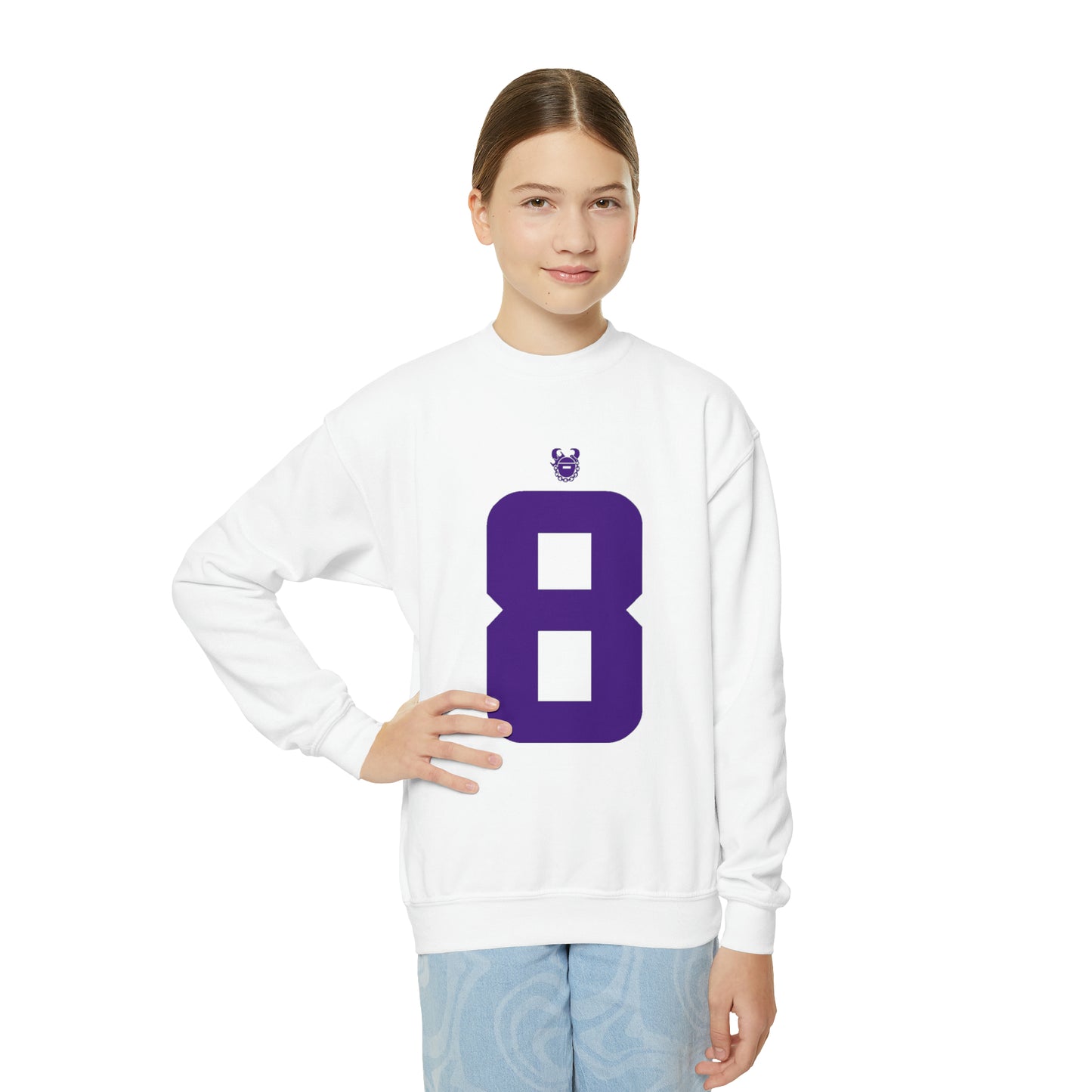 Youth Crewneck - Jersey #8