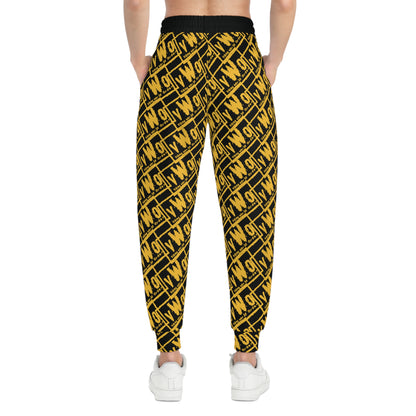 Athletic Joggers - Black/Gold - VWO (Framed)