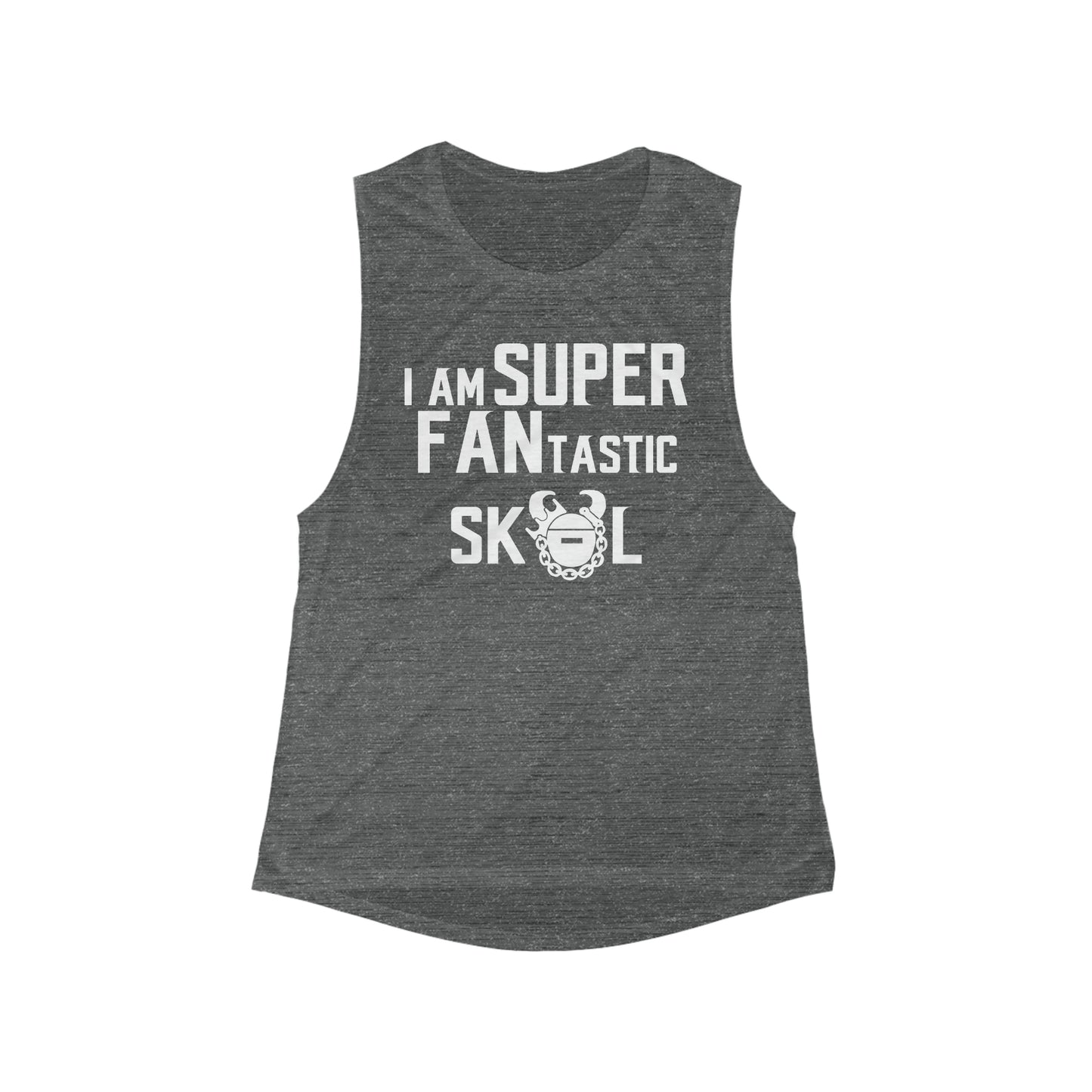 Women's Flowy Scoop Muscle Tank - SUPER FANtastic