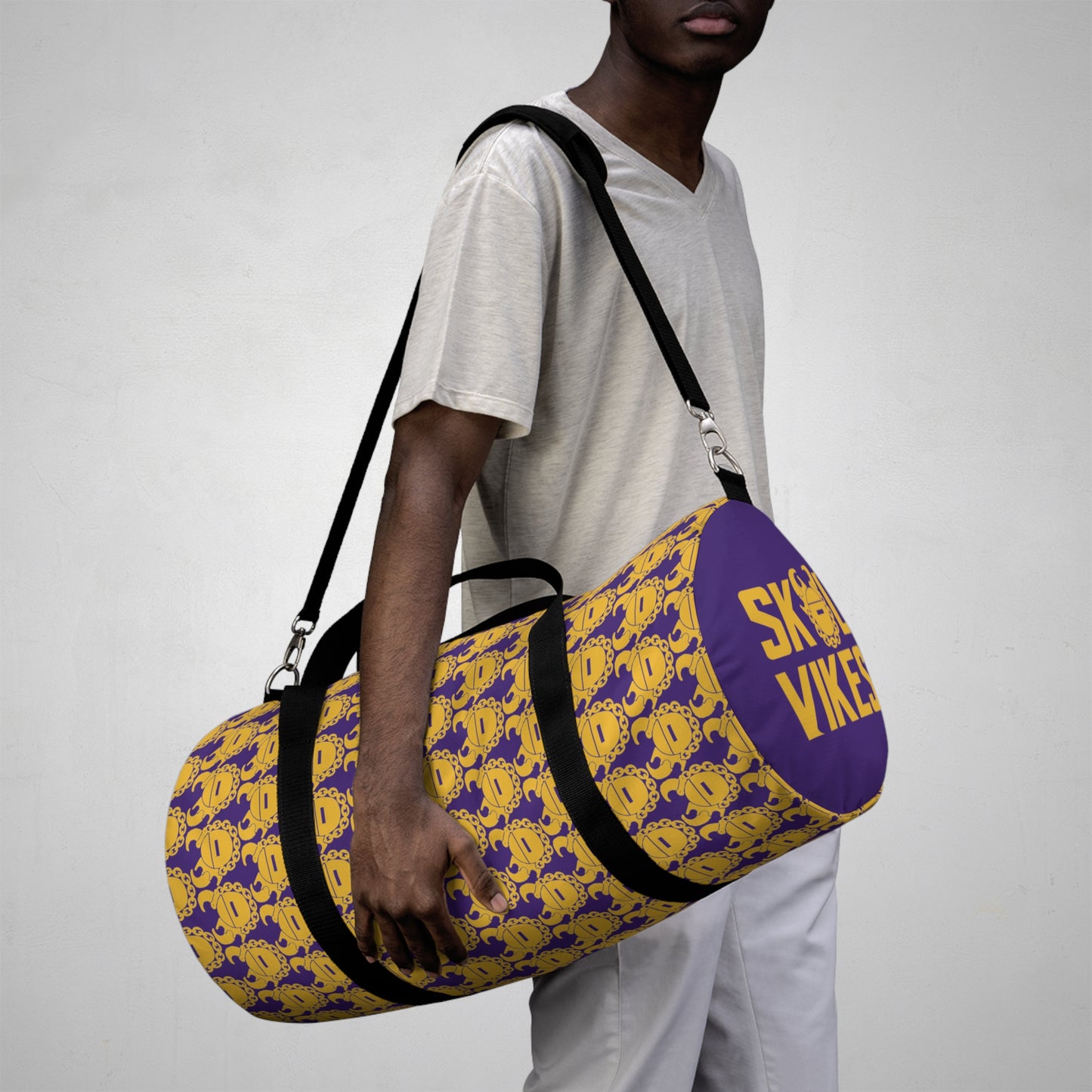 Duffel Bag - Purple/Gold Helmets - Vikes