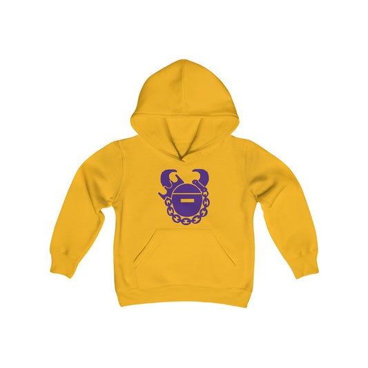 Youth Heavy Blend Hoodie - Game Day Helmet