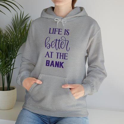 Unisex Heavy Blend™ Hoodie - Life is Better at the BANK