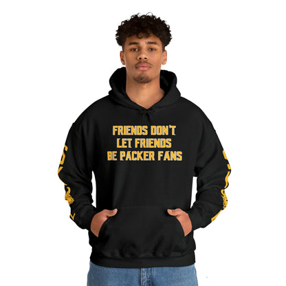 Unisex Heavy Blend™ Hooded Sweatshirt - Friends Don't Let Friends + Original (Sleeves)