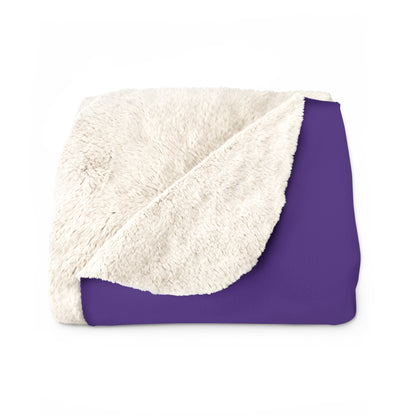 Sherpa Fleece Blanket - Purple - Skyline